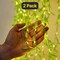96 LED Leaf Garland Fairy Lights Curtain, for Bedroom & Patio Decor